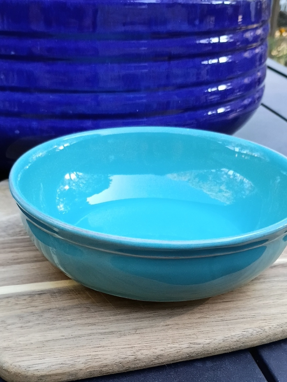 PB Turquoise Cambria Soup Bowl